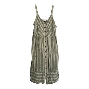 Universal Thread Green Striped Dress